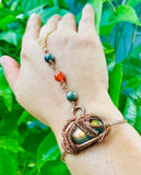 Golden Labradorite Pyrite Copper Panja