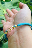 Blue Sky Labradorite Bungee Bracelet