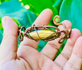 Golden Marquis Labradorite Cuff
