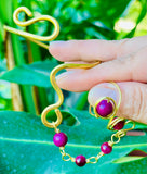 Sugilite Brass Panja