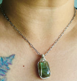 Silver Jane Labradorite Necklace