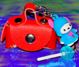 Vegan Crystal / Earbud Holder Mini Purse Charm