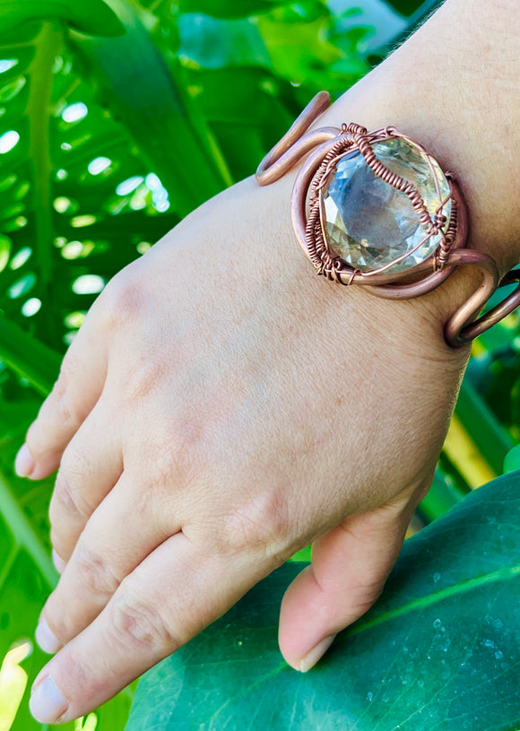 Himalayan Quartz Tribal Bangle