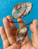 Dream Amethyst Quartz Cuff