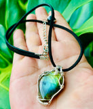 Mahi Green Labradorite Pendant