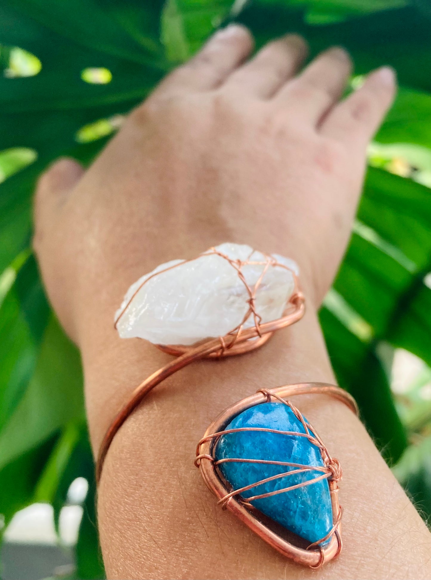 Lemurian Apatite Cuff