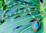 Mosaic Labradorite Necklace