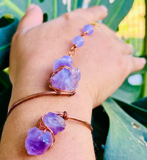 Rough Amethyst Copper Panja