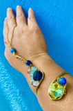 Blue Chalcedony Seaglass Panja