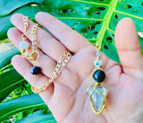 Labradorite Protective Arrow Necklace