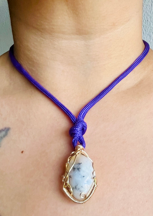 Dendritic Opal Pendant
