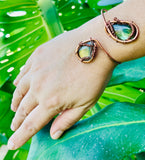 Double Portal Labradorite Cuff