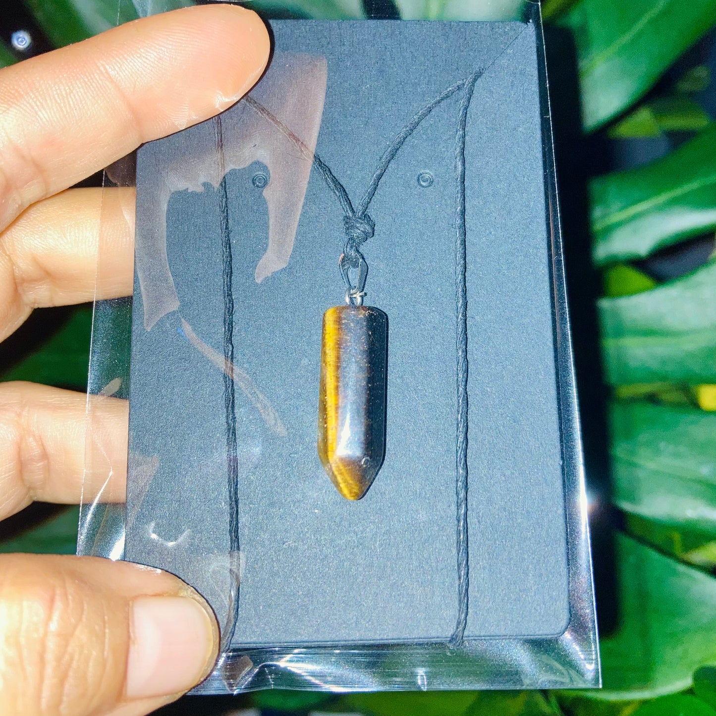 Tigerseye Point Pendant