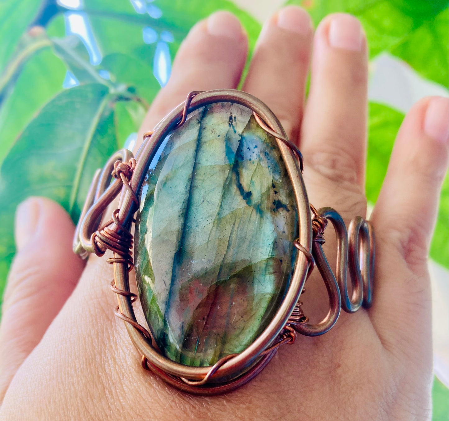 Labradorite Eclipse Cuff