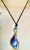 Cacoxenite Fluorite Necklace
