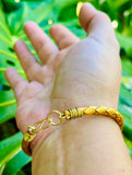 Labradorite Eye Leather Bracelet
