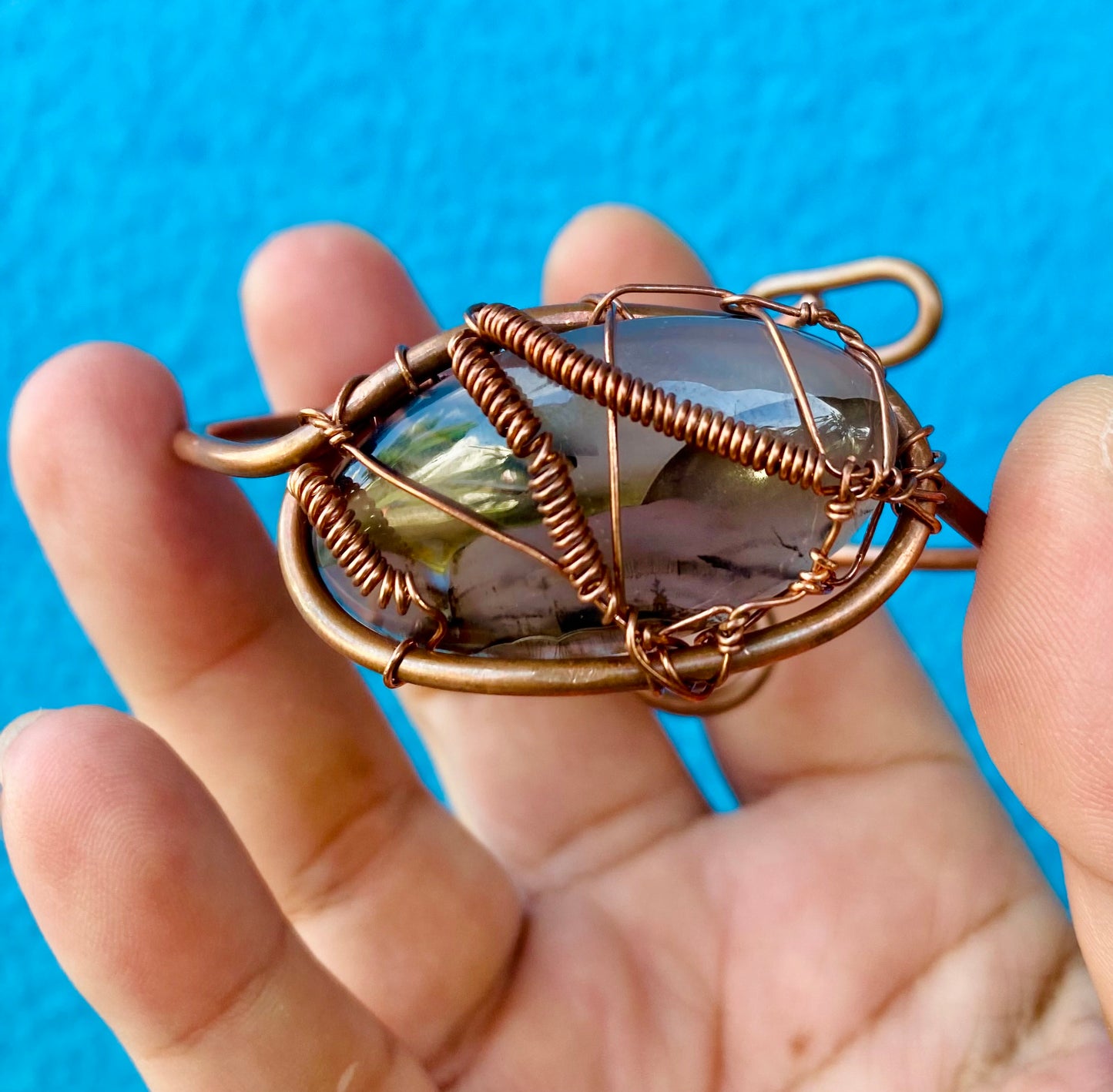 Botswana Agate Copper