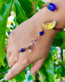 Blue Seaglass Moon Panja