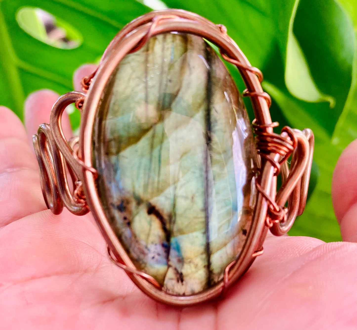 Labradorite Eclipse Cuff