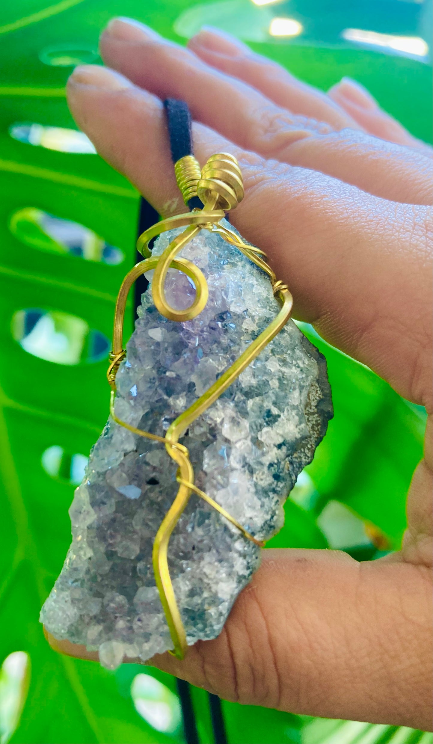 Druzy Pendant