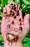 Purple Haze Labradorite Copper Necklace
