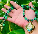 Cosmic Labradorite Triangle Portal