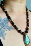 Multi-Tigerseye ~ Hematite ~ Labradorite Necklace