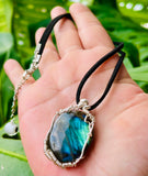 Azure Labradorite Pendant