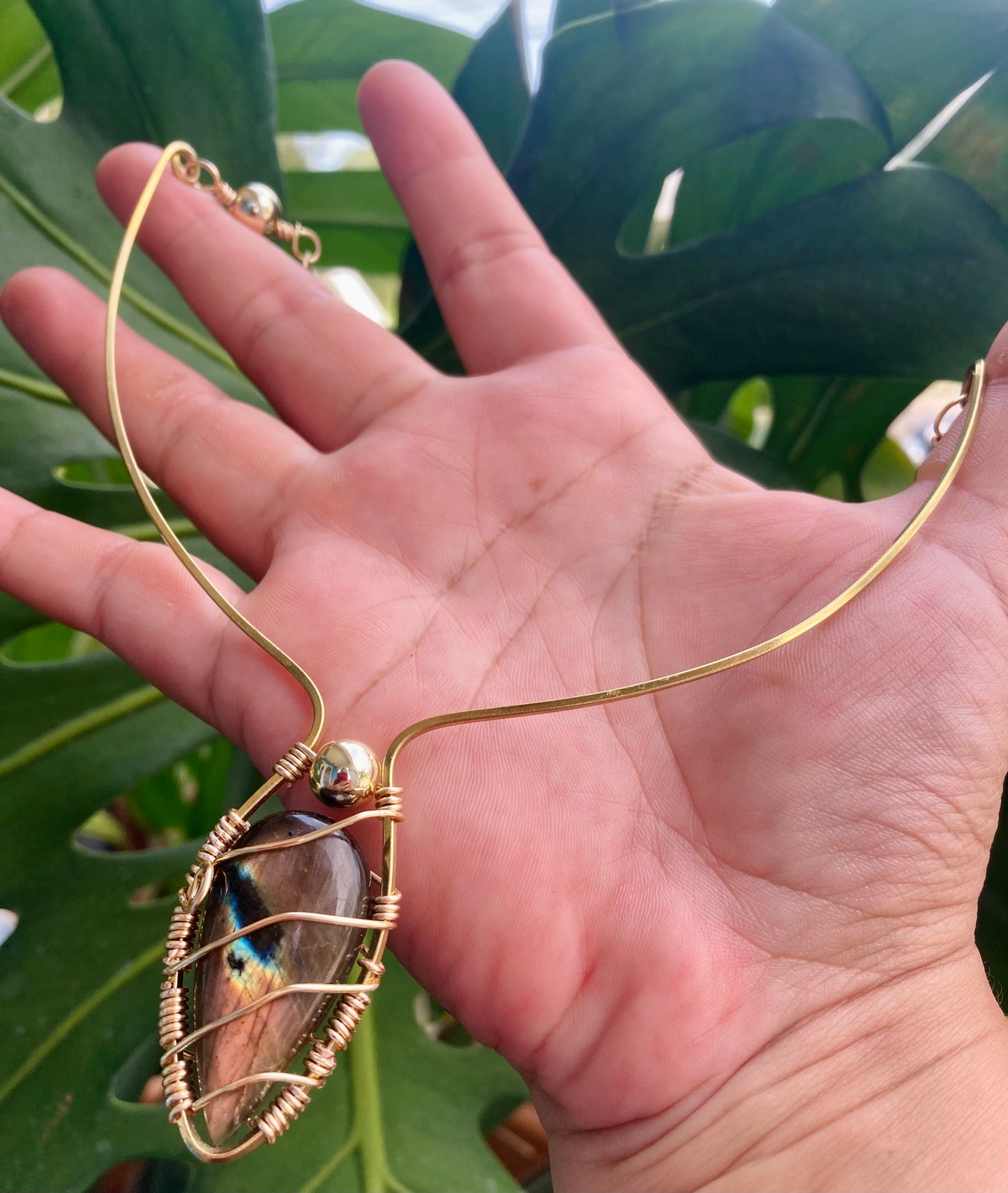 Purple Haze Labradorite Necklace