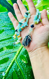 Tourmaline Amazonite Adjustable Choker / Necklace