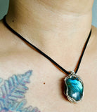 Azure Labradorite Pendant