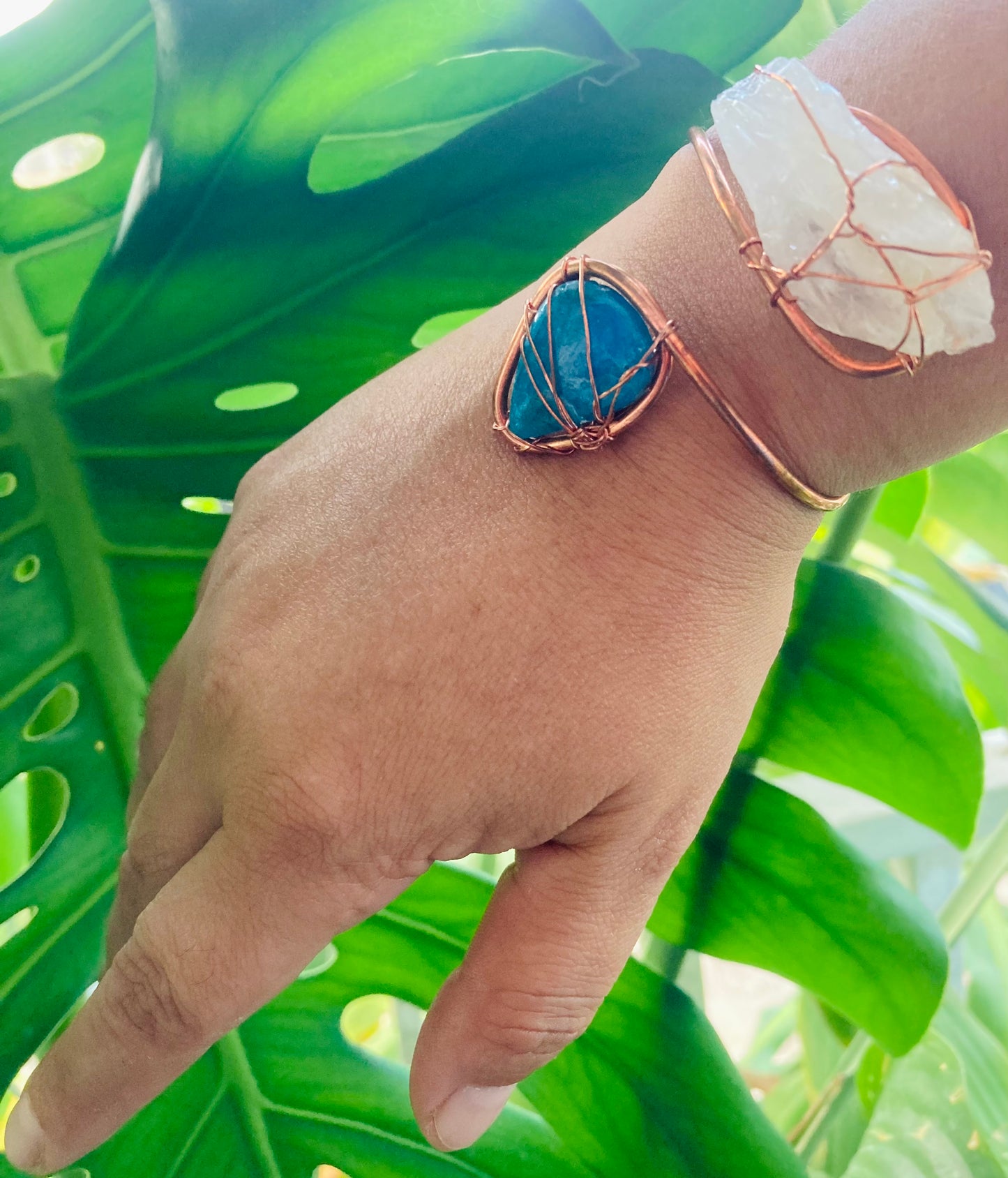 Lemurian Apatite Cuff