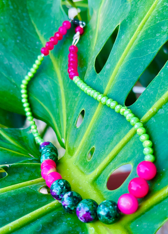 Watermelon Jasper Choker