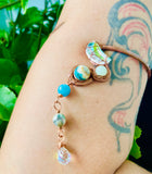 Luminous Jasper Arm Copper Cuff