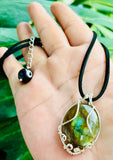 Olive Labradorite Pendant