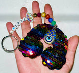 Rainbow Love Purse Charm