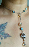 Labradorite Larimar Lariat