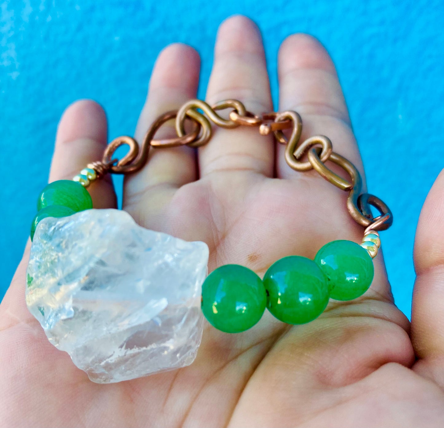 Quartz Copper Bracelets