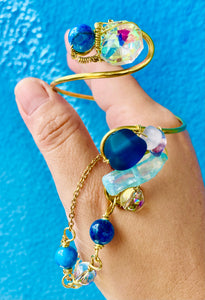 Blue Chalcedony Seaglass Panja