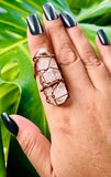 Peruvian Rainbow Quartz Adjustable Ring
