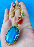 Apatite Coral Pendant