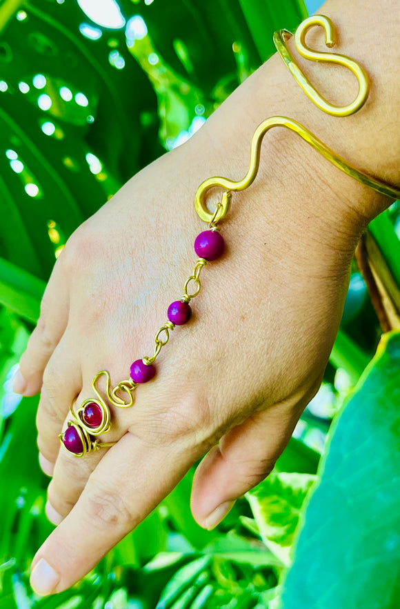 Sugilite Brass Panja