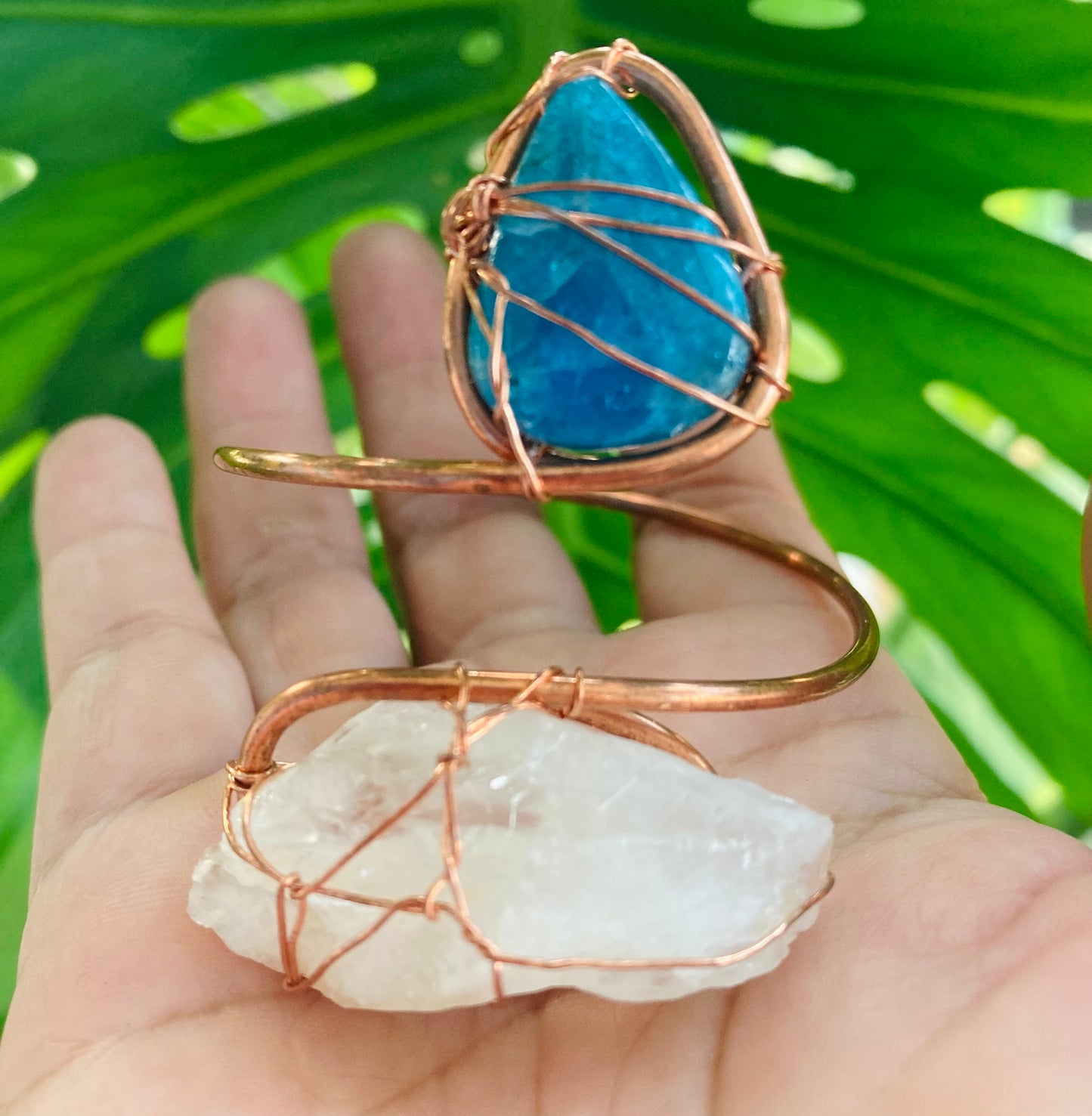 Lemurian Apatite Cuff