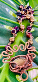 Purple Haze Labradorite Copper Necklace
