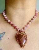 Strawberry Sun Necklace