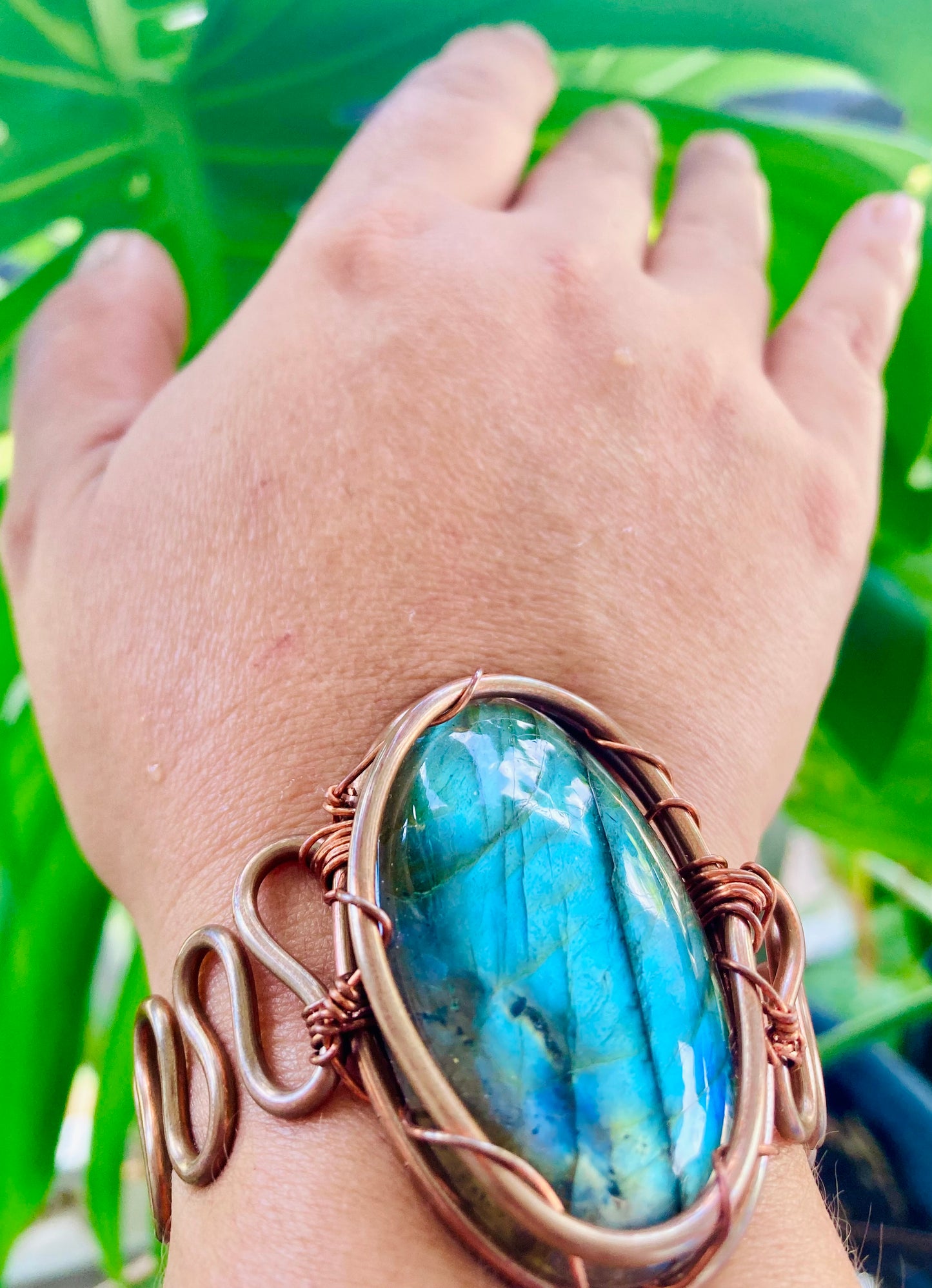 Labradorite Eclipse Cuff