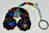 Rainbow Love Purse Charm
