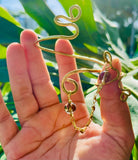 Smokey Gold Brass Panja