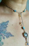 Labradorite Larimar Lariat