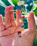 Apatite Tiger Aura Brass Panja